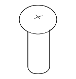 N10586401 - Body: Lamp Cover Screw for Audi: A5 Quattro, Q3, Q3 Quattro, R8, RS5, S5, TT, TT Quattro, TT RS Quattro, TTS Quattro Image