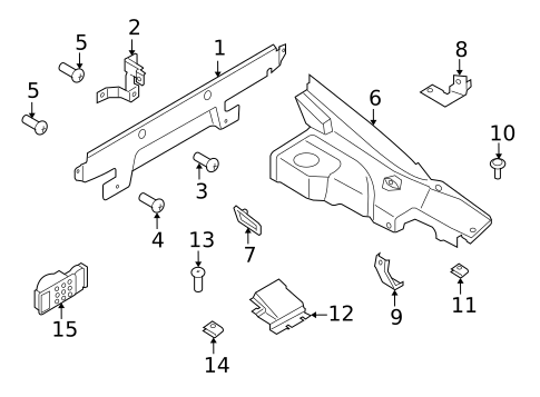 Interior Trim - Rear Body for 2008 Audi R8 #0