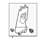 4K8867244D8LG - Body: Upper Center Pillar Trim for Audi: A7 Sportback, S7 Sportback Image