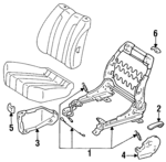 1991-1994 Toyota Previa - Hinge Cover