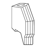 53154F6010 - Body: Air Guide for Lexus: NX250, NX350, NX350h, NX450h+ Image