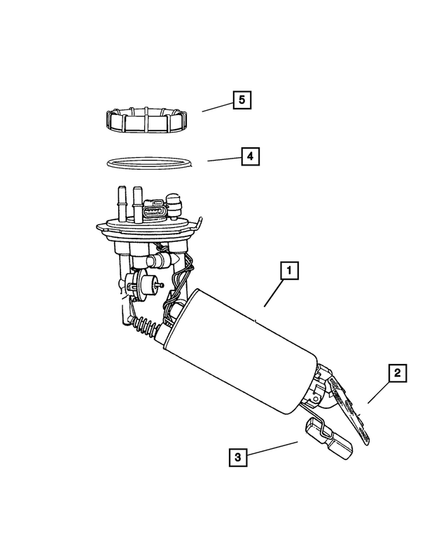 RL086650AC - Fuel: Fuel Pump/level Unit Module Kit for Mopar Image