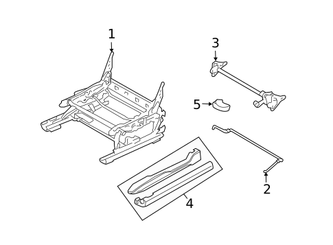Tracks & Components for 2005 Land Rover Range Rover #1