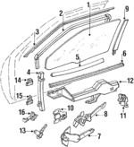 20566242 - Body: Handle, Inside for Oldsmobile: Silhouette | Pontiac: Grand Prix, Trans Sport Image