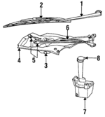 4769016 - Body: Wiper Arm for Mopar Image