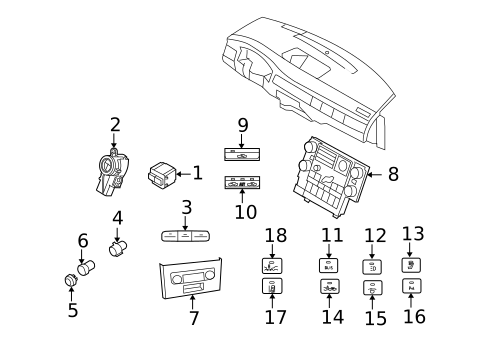 Controls for 2009 Volvo V70 #0