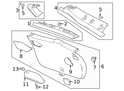 Interior Trim for 2020 Buick Encore GX #0