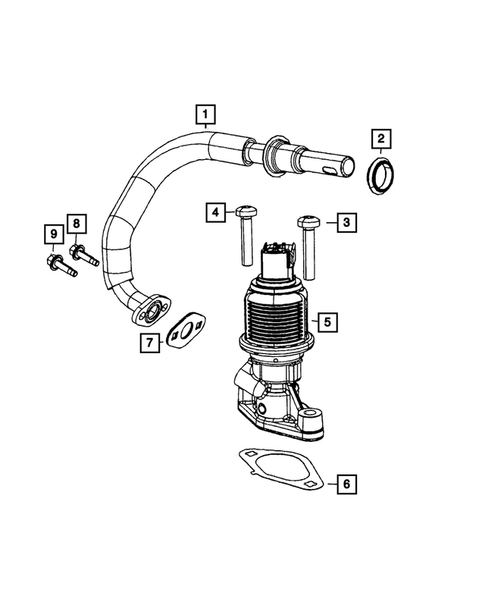 EGR System for 2010 Dodge Ram 1500 #0