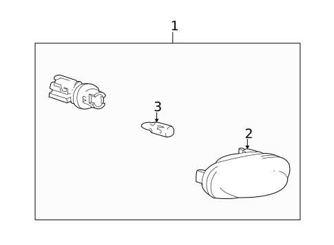 Side Repeater Lamps for 2001 Hyundai XG300 #0