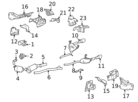 Mufflers for 2008 Mercedes-Benz ML320 #0