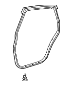 6787147020 - Body: Surround Weather-strip for Toyota: Prius Image