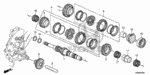 23210RPHA02 - Transmission - Manual: MAINSHAFT for Honda Image