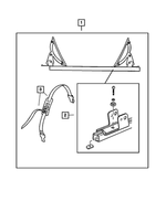 5016511AA - Mopar Accessories - Component Parts: Cargo Tie Down Strap for Mopar Image