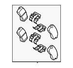 58302I3A00 - Brakes: Brake Pads for Hyundai Image