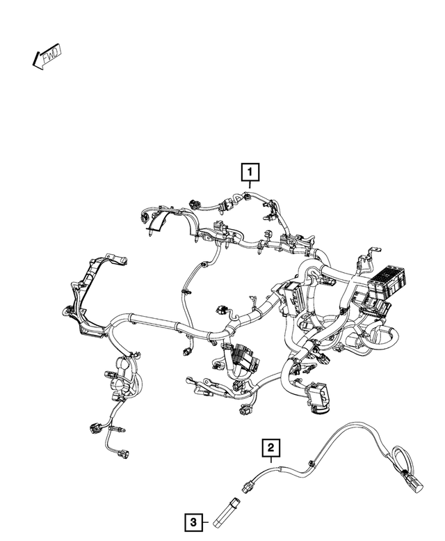 « 68302907AC –  : Moteur Cablage pour Mopar Image »