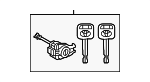 6905104020 - Body: Lock Cylinder for Toyota Image