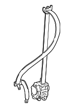 732100C081B2 - Electrical: Belt &amp; Retractor for Toyota Image