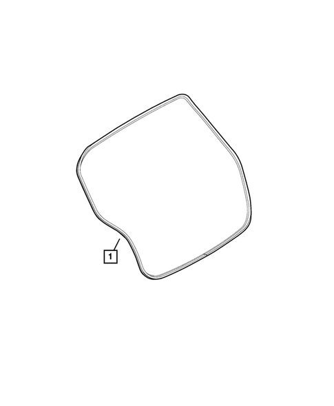 Weatherstrips and Seals for 2021 Fiat 500X #2