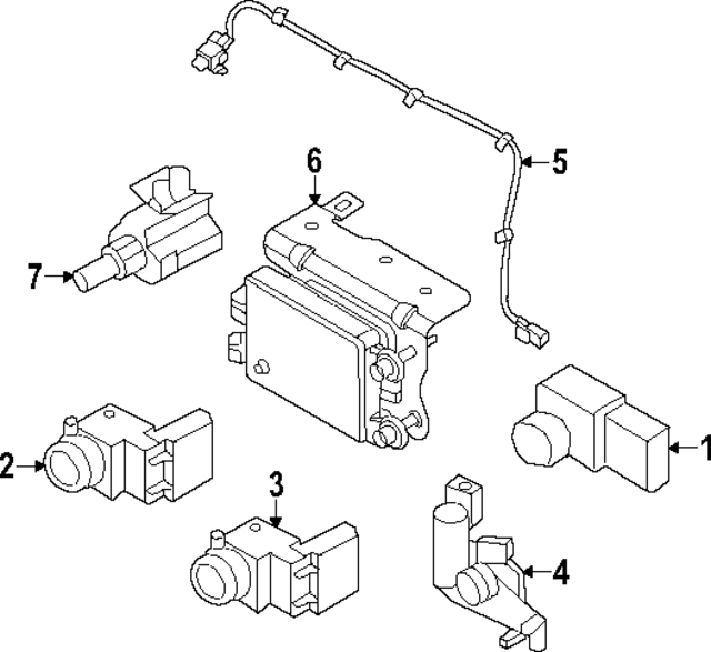 99110DS000 - : Distance Sensor for Hyundai Image
