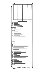 8688364 - Body: Fuse Box Label for Volvo Image