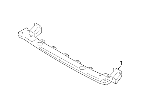 Radiator Support for 2019 Volvo XC90 #0
