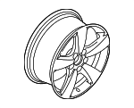 5N0601025AS8Z8 - : Wheel, Alloy for Volkswagen: Tiguan Image