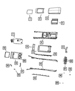 1LD981LTAA - Interior Trim: Storage Tray Mat for Dodge: Charger Image