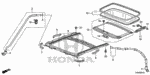 70057SNAA00 - Interior/Bumper: CLIP, SUNROOF DRAIN TUBE for Honda Image