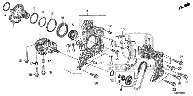AT Oil Pump - Stator Shaft for 2019 Honda HR-V #0