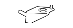 18308599159 - Exhaust: Rear Muffler Front Bracket for BMW Image