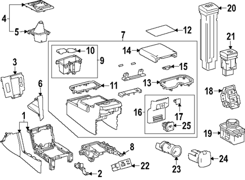 Parking Brake for 2024 Toyota Tacoma #1