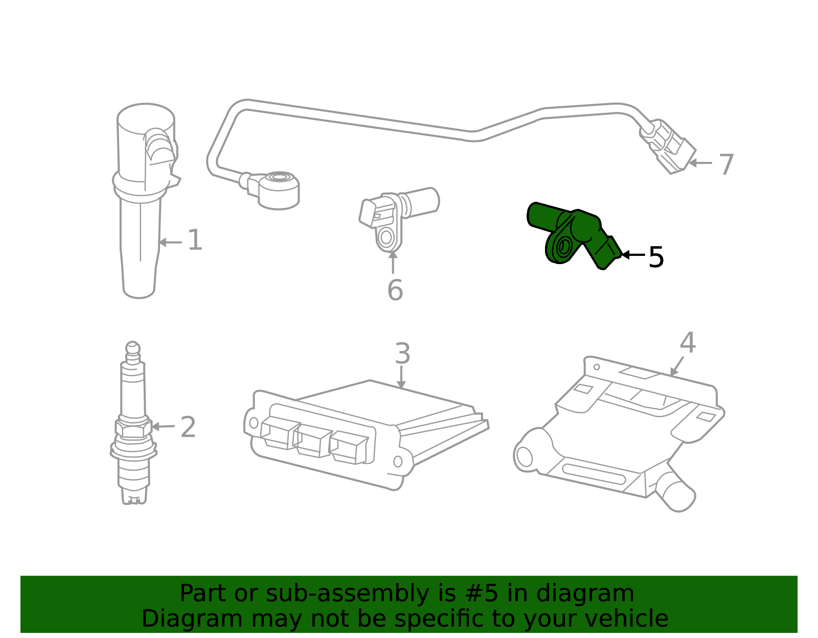 2009-2020 Ford Motorcraft™ Engine Camshaft Position Sensor DU-99 | OEM ...