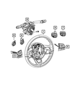 7FL56LXHAA - Electrical: Steering Wheel for Mopar Image