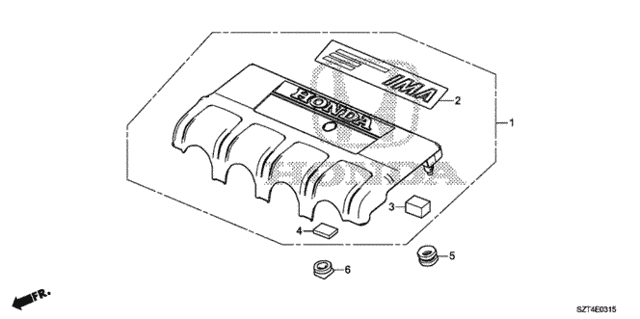 Engine Cover for 2012 Honda CR-Z #0
