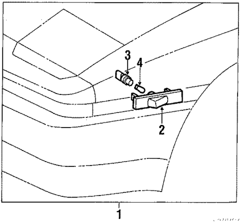 Side Marker Lamps for 1986 Toyota Supra #0