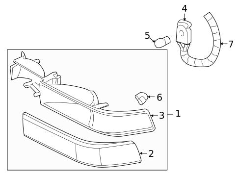 Electrical Sockets for 2004 Chevrolet Blazer #1