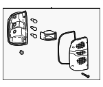 8156004030 - Electrical: Tail Lamp Assembly for Toyota: Tacoma Image
