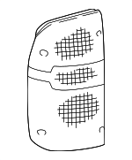 8155104020 - : Tail Light Lens for Toyota: Tacoma Image