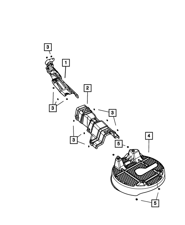 5178234AD - Exhaust: Floor Pan Shield for Mopar Image