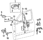8267122000 - : Handle, Outside Pad for Hyundai Image