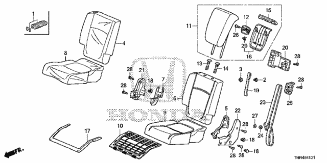 Rear Seat (R.) for 2021 Honda Odyssey #0