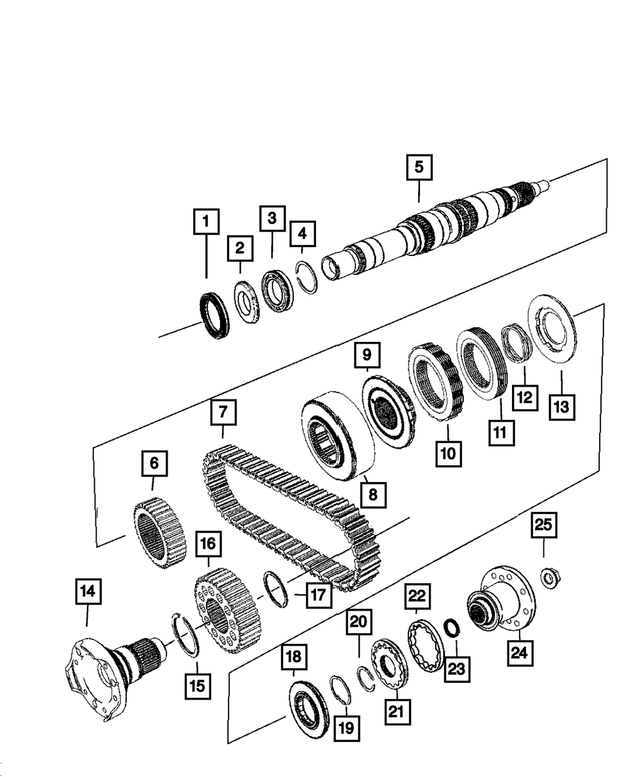68023501AA - MP1522; Transfer Case: Transfer Case Sprocket for Mopar Image