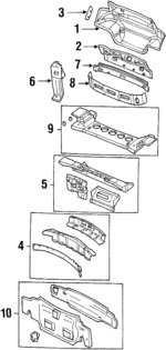 4856729 - Body: Storage Compartment for Chrysler: Sebring Image
