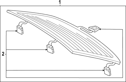 Glass & Hardware - Back for 2022 Audi RS3 #0