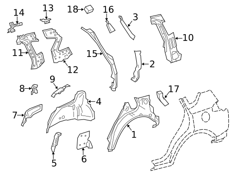 Inner Structure for 2014 Toyota RAV4 #0