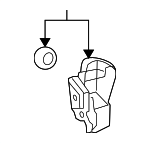6911060233 - Body: Lock Assembly for Lexus: GX460 Image