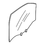 73400SZ3902 - Body: Door Glass for Acura: RL Image