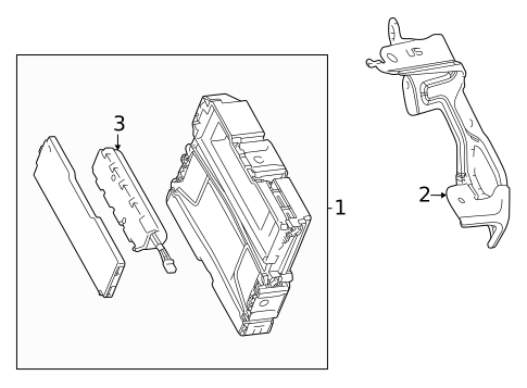 Communication System Components for 2020 Toyota Mirai #0