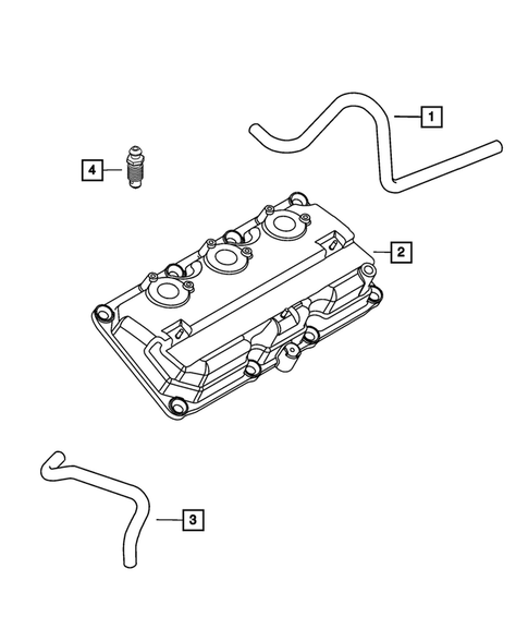 Crankcase Ventilation for 2005 Chrysler Pacifica #0