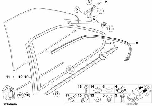 Door, Rear for 1995 BMW 318is #0